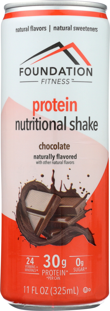FOUNDATION FITNESS: Shake Chocolate 30g, 11 oz - 0817917021581