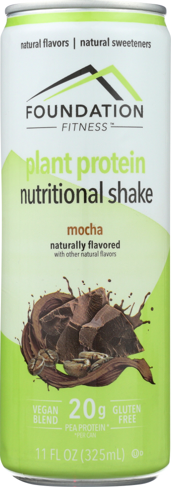 Mocha Plant Protein Nutritional Shake, Mocha - 817917021789
