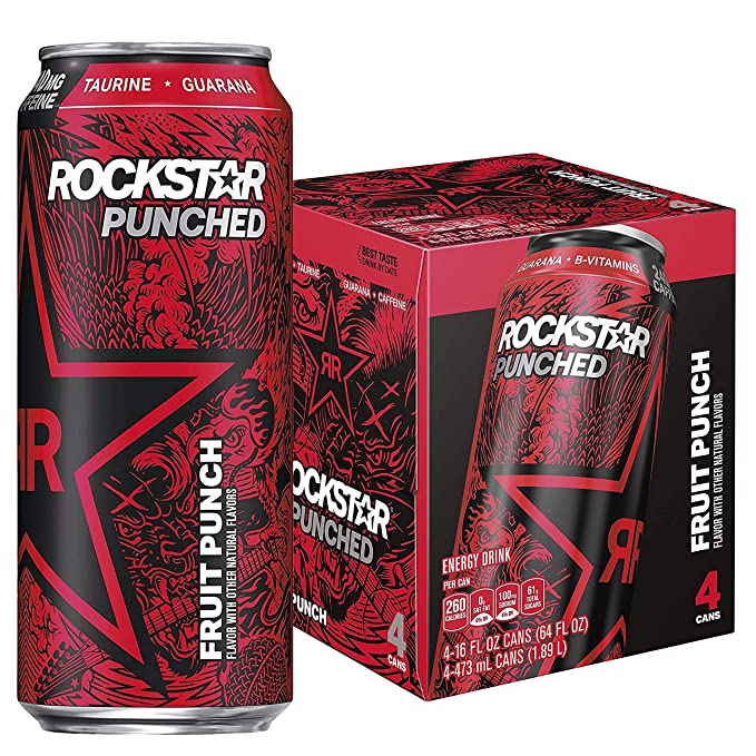  Rockstar Punched Energy Drink, 64 Fl Oz  - 818094003025