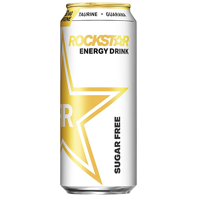  Rockstar Energy Drink, Sugar Free, 16 Fl Oz Can  - 818094005753