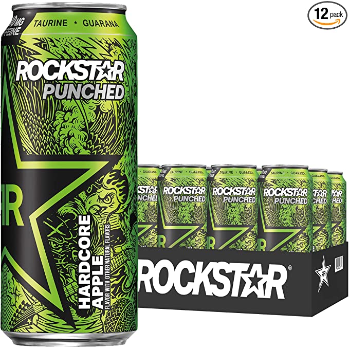  Rockstar Energy Drink Punched Hardcore Apple  - 818094006835