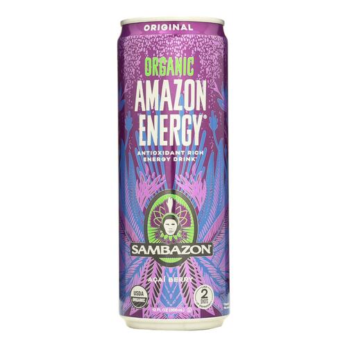 Sambazon, Amazon Energy, Organic Energy Drink, Acai Berry - 818411000706