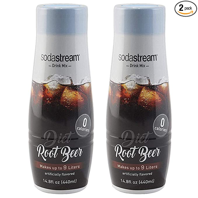  SodaStream Diet Root Beer, 14.8 Fl Oz,Pack of 2  - 818558024405