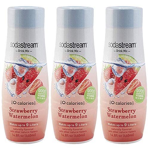  SodaStream Zero Strawberry Watermelon Drink Mix, 14.8 Fl. Oz, Pack Of 3, 14.8 Oz, 14.8 Fl Oz  - 818558024887