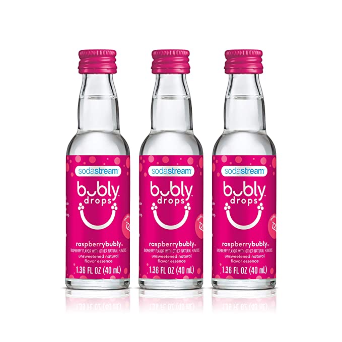  SodaStream bubly Drops, Raspberry, 1.36oz (Pack of 3) - 818558026522