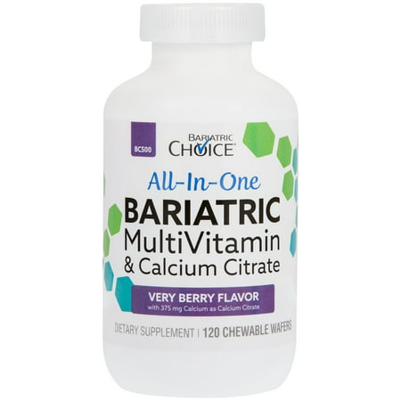 Bariatric Choice Multivitamins 375 mg Chews 120 Count - 818609012085