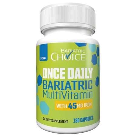 Bariatric Choice Once Daily Bariatric MultiVitamin with 45mg Iron - 818609017035