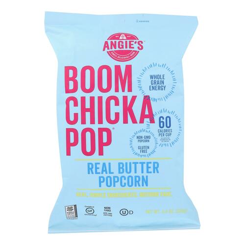 Angie's Kettle Corn Popcorn - Boom Chicka Pop - Real Butter - Case Of 12 - 4.4 Oz - 818780015035