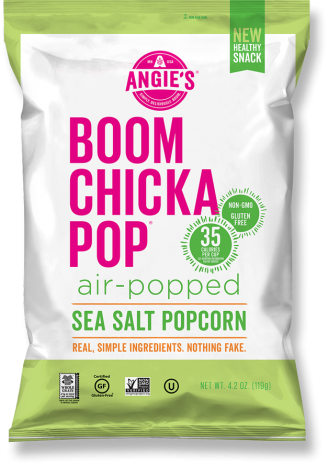 Avocado Oil Air Popped Sea Salt Popcorn, Avocado Oil - 818780017107