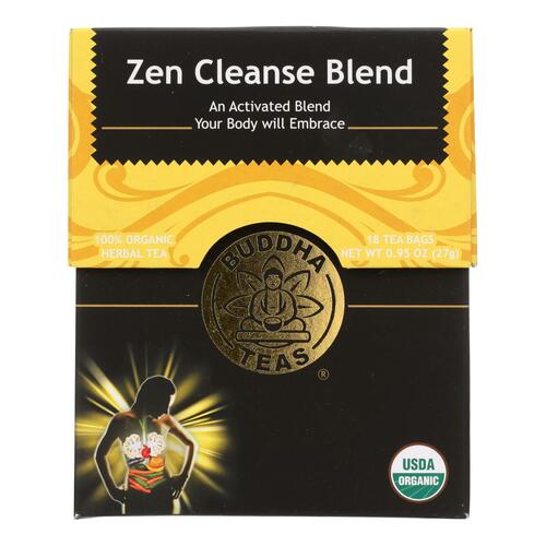 Buddha Teas -tea - Zen Cleanse Blend - Case Of 6 - 18 Bag - 819005011504