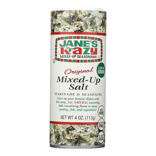 Jane's Original Mixed-up Salt - Case Of 12 - 4 Oz - 819009020014