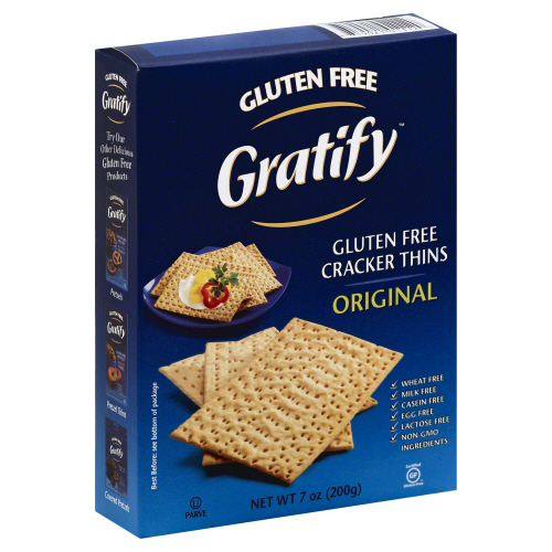 GRATIFY: Cracker Thins Original, 7 oz - 0819021011120