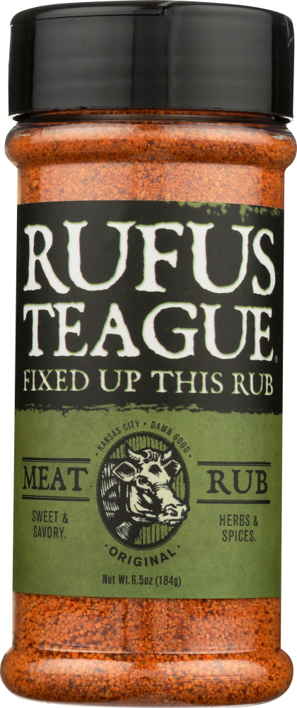 RUFUS TEAGUE: Meat Rub Original, 6.5 oz - 0819153010046