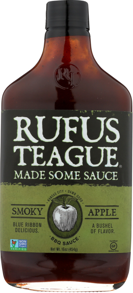 RUFUS TEAGUE: BBQ Sauce Smoky Apple, 16 oz - 0819153010305
