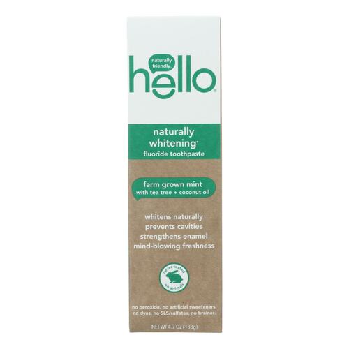 Hello Products Llc - Tpst Natural Whitening Flride - Case Of 6-4.7 Oz - 0819156020233
