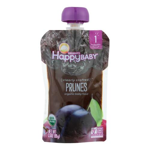 Happy Baby Happy Baby Clearly Crafted - Apples - Kale And Avocados - Case Of 16 - 3.5 Oz. - 0819573013306