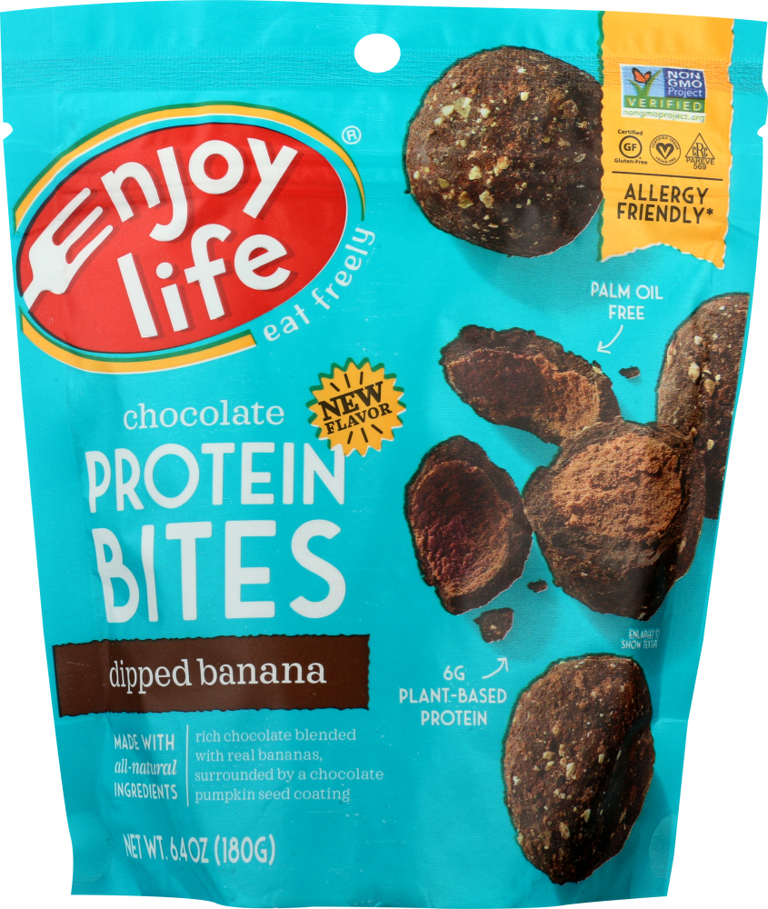 ENJOY LIFE: Bites Protein Dipped Banana, 6.4 oz - 0819597012118