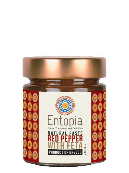 Natural Paste Red Pepper With Feta, Red Pepper - natural