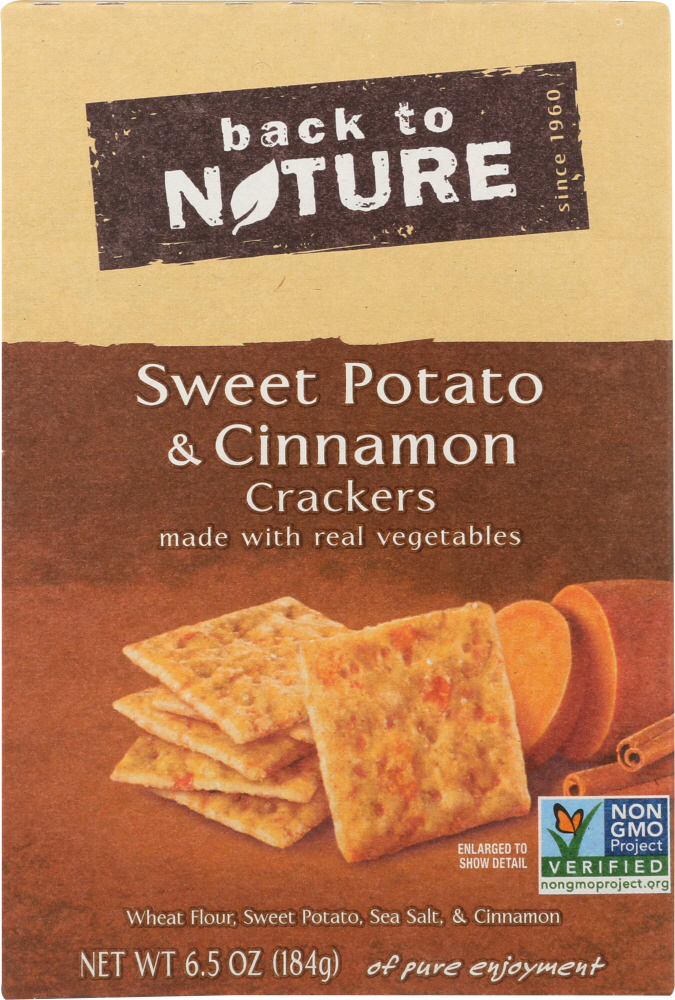Sweet Potato & Cinnamon Crackers - 819898010271