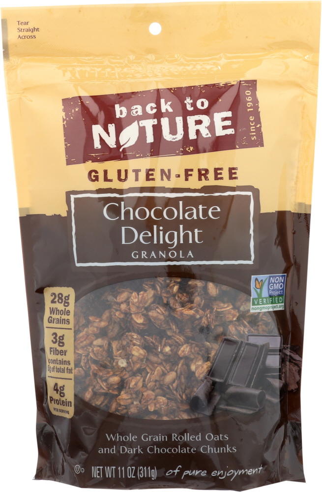BACK TO NATURE: Chocolate Delight Granola, 11 oz - 0819898012015
