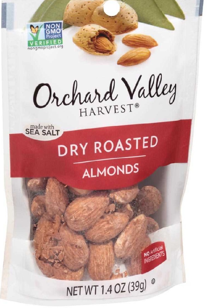 Orchard Valley Harvest, Dry Roasted Almonds - 824295134352