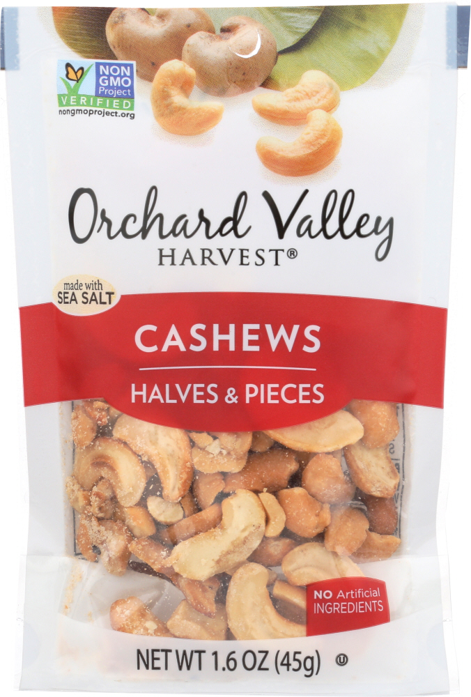 Orchard Valley Harvest, Halves & Pieces Cashews - 824295134390