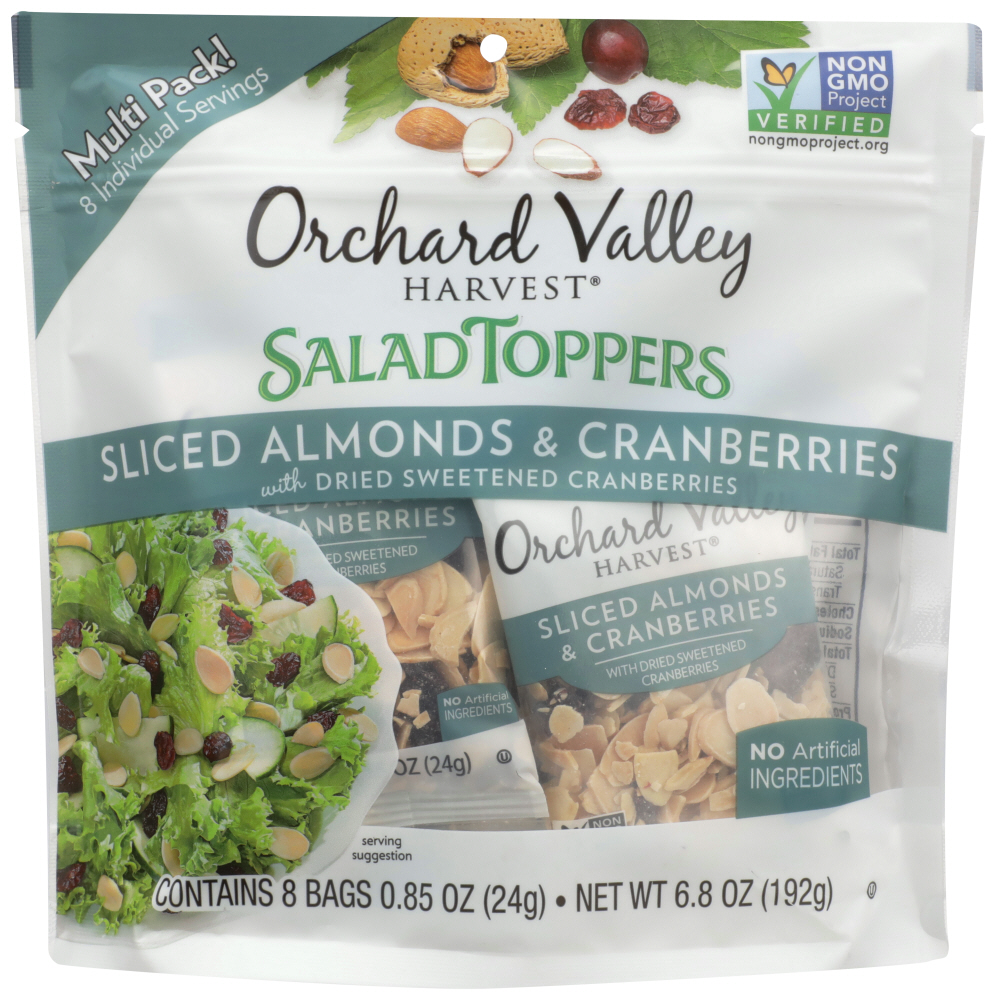 Sliced Almonds & Cranberries Salad Toppers, Sliced Almonds & Cranberries - 824295136905