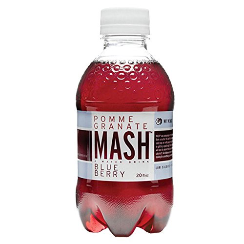 Mash Pomegranate Blueberry Sparkling Fruit Drink 20 oz Plastic Bottles - Pack of 15 - 826653944399