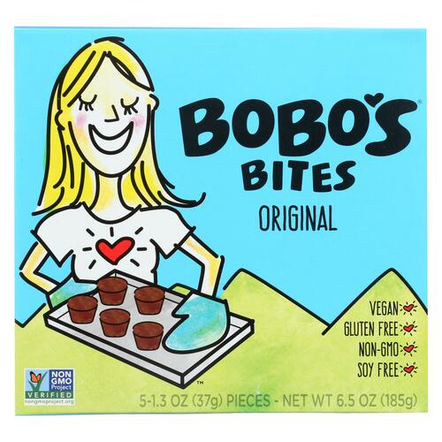 Bobo's Oat Bars - Original Bites - Gluten Free - Case Of 6 - 1.3 Oz. - 0829262000333