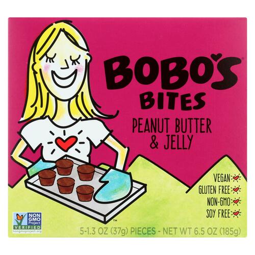 Bobo's Oat Bars - Peanut Butter And Jelly - Gluten Free - Case Of 6 - 1.3 Oz. - 829262000357
