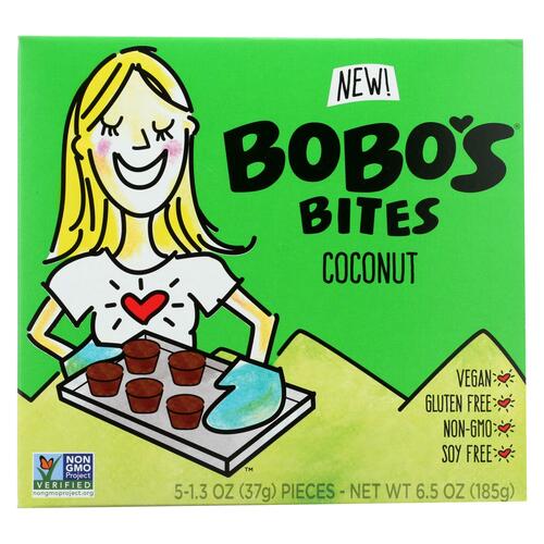 BOBOS OAT BARS: BITES COCONUT (6.500 OZ) - 0829262000678
