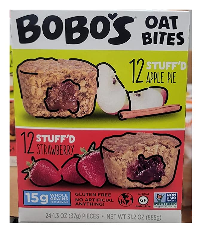  Stuffed OAT bites - Bobo's 24 count (1.95lbs)  - 829262002504