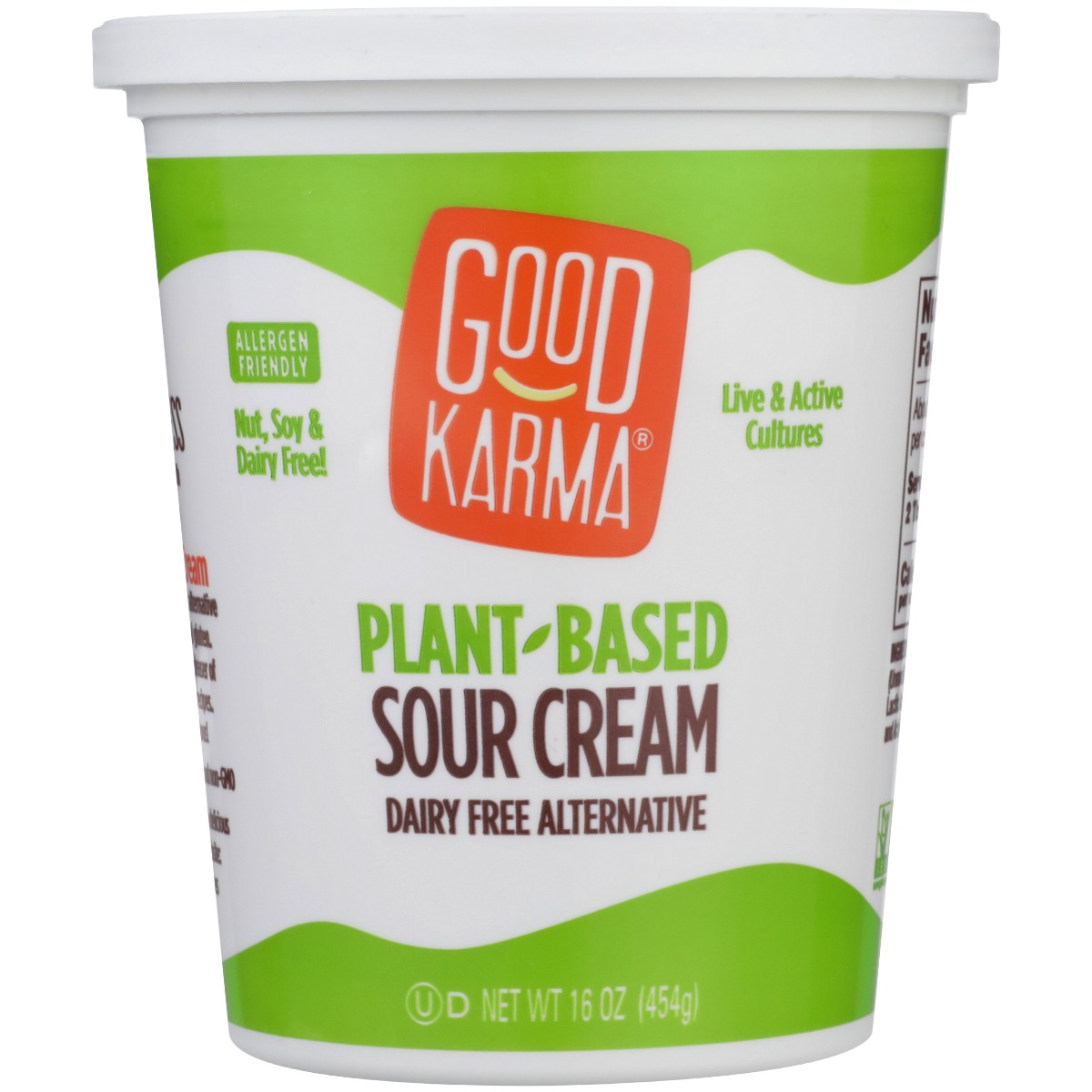 GOOD KARMA: Plant-Based Sour Cream Dip, 16 oz - 0829462503016