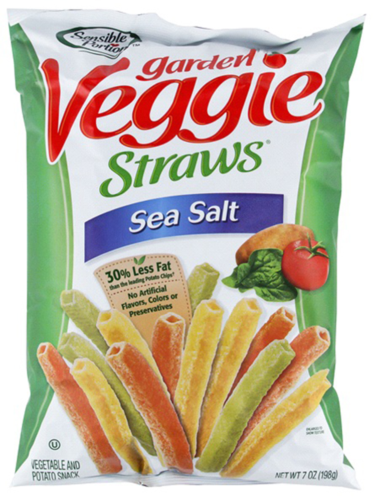 SENSIBLE PORTIONS: Garden Veggie Straws Sea Salt, 7 oz - 0829515302009