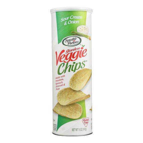 Sensible Portions, Veggie Chips, Sour Cream & Onion - 829515321291