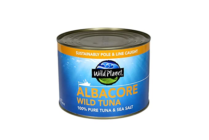  Wild Planet, Bulk Wild Albacore Tuna, 3rd Party Mercury Tested, 64 Ounce  - 829696000770