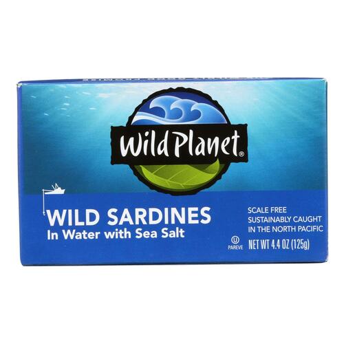 Wild Sardines In Water With Sea Salt - 829696000831