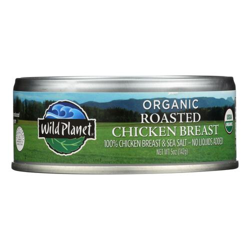 WILD PLANET: Organic Roasted Chicken, 5 oz - 0829696002200
