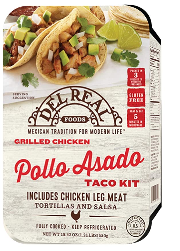 Del Real Foods Pollo Asado Taco Kit, 19.42oz - 829793031233
