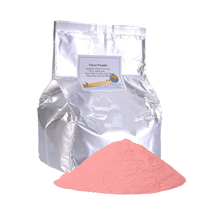  BUBBLE TEA SUPPLY 40-45 drinks of Boba Powder Variety for Tapioca Pearls Fruit Milk Tea Bubbles Instant flavored drinks with brown sugar boba STRAWBERRY  - 831333003426