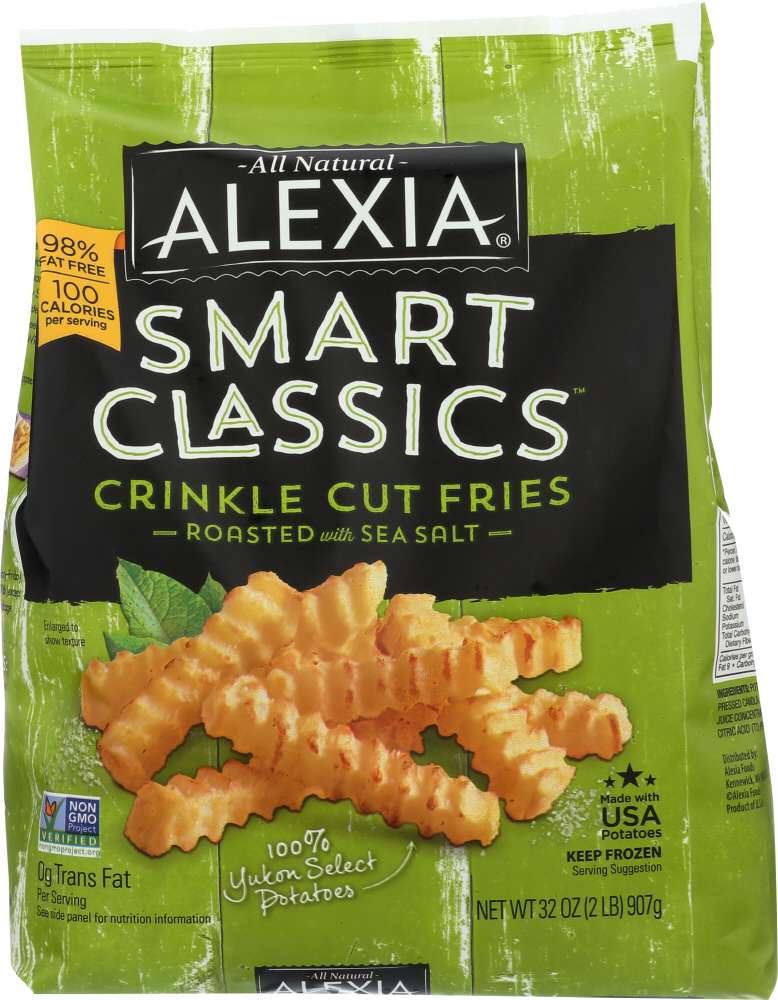 Crinkle Cut Fries Roasted With Sea Salt - 834183000232