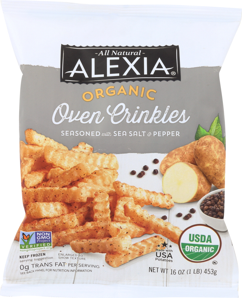 Alexia, Organic Oven Crinkles, Simply Seasoned - 834183003004