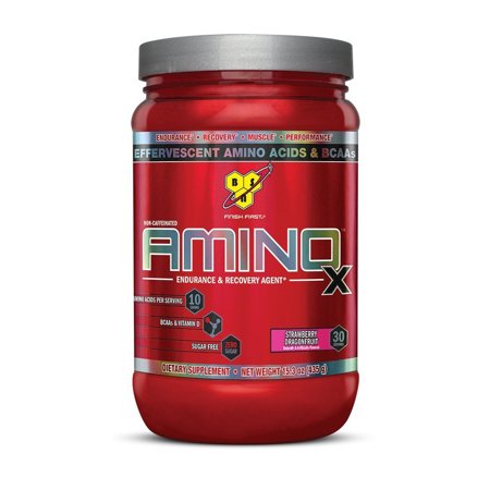 BSN Amino X Nutrition Powder, Strawberry Dragonfruit, 15.3 Ounce - 834266003600