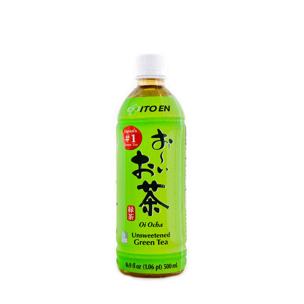 Ito En Oi Ocha Unsweetened Japanese Green Tea - Case Of 12 - 16.9 Oz - 0835143001047