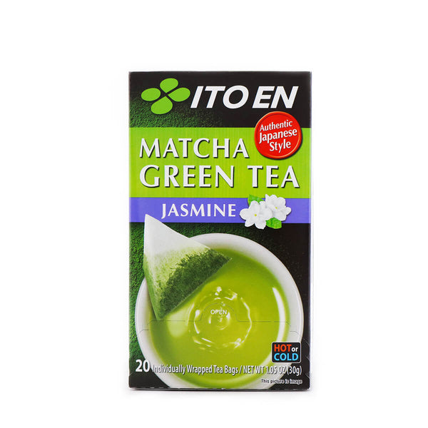 Ito En Organic Matcha Green Tea Jasmine - Case Of 6 - 20 Bag - 0835143011725