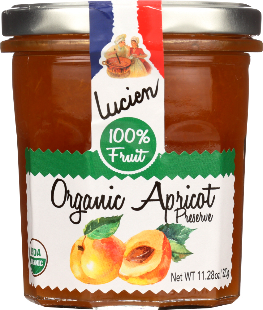 LUCIEN GEORGELIN: Spread Fruit Apricot Organic, 320 gm - 0835175000117