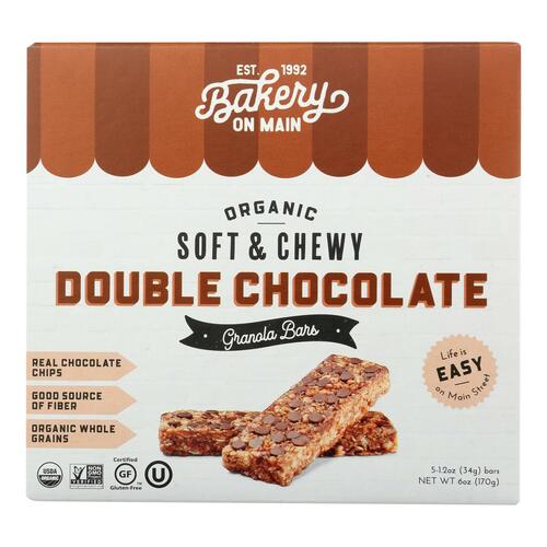 BAKERY ON MAIN: Double Chocolate Granola Bar, 6 oz - 0835228001023