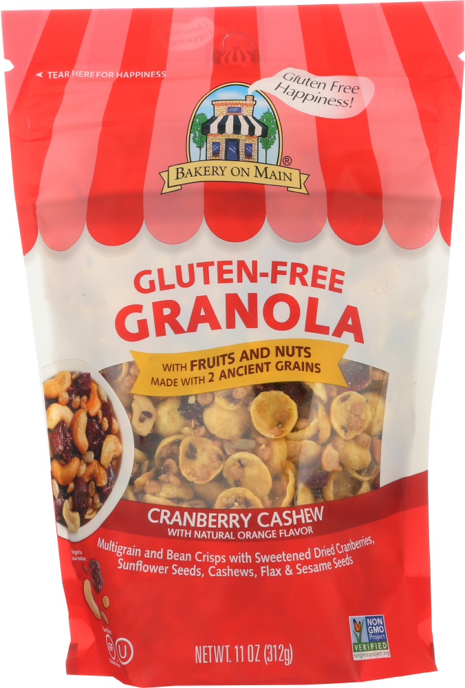 Cranberry Cashew With Natural Orange Gluten-Free Granola, Cranberry Cashew With Natural Orange - cadbury