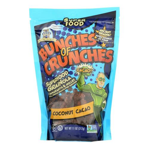 Bakery On Main Bunches Of Crunches Granola - Coconut Cacao - Case Of 6 - 11 Oz. - 0835228006318