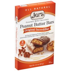 Jers Peanut Butter Bars - 837305005023